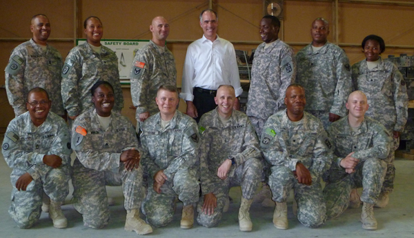 Senator Casey Visits Pennsylvania Troops in Kuwait on Independence Day